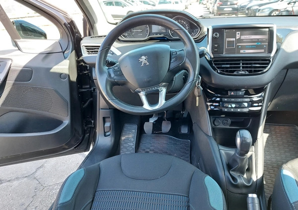 Peugeot 208 cena 24500 przebieg: 124529, rok produkcji 2012 z Dębno małe 277